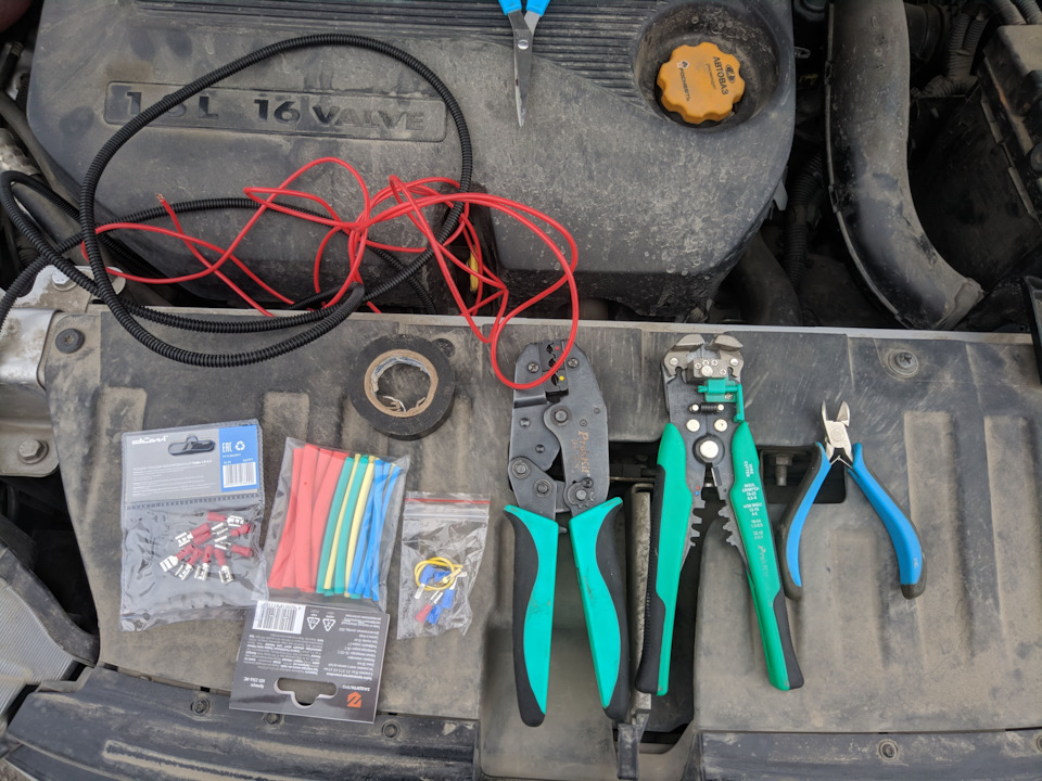 Приобретенные ранее материалы и инструменты — Lada Vesta SW Cross (1G)