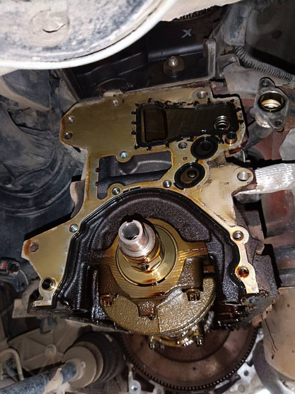 Прокладка маслонасоса — Opel Astra H, 1,6 л, 2012 года | визит на ...