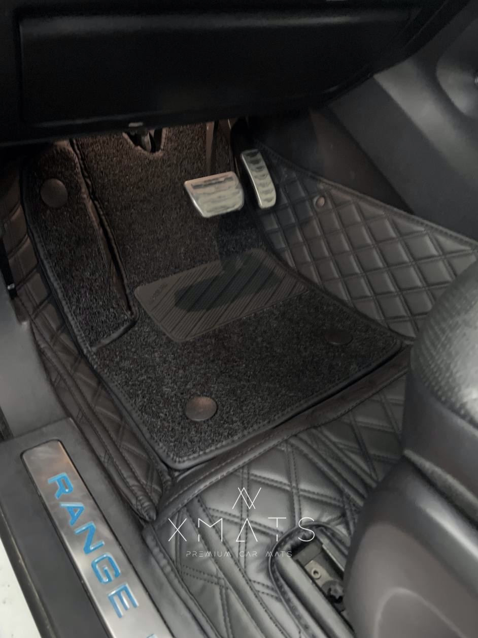 Коврики из экокожи для Range Rover Evoque L538. 3D коврики из экокожи ...