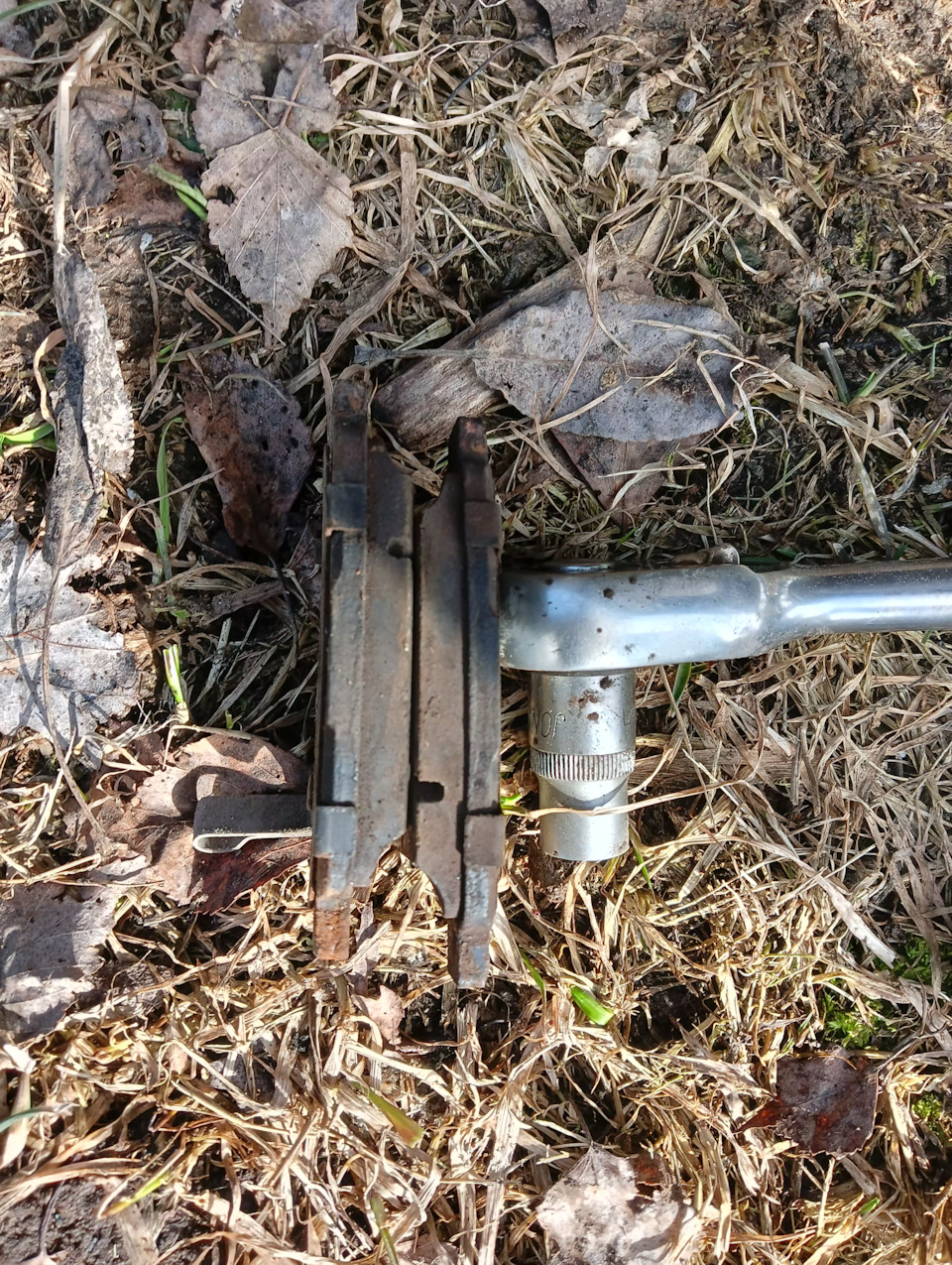 Замена ламп в противотуманках, смена резины. — Toyota Avensis II, 1,8 л ...