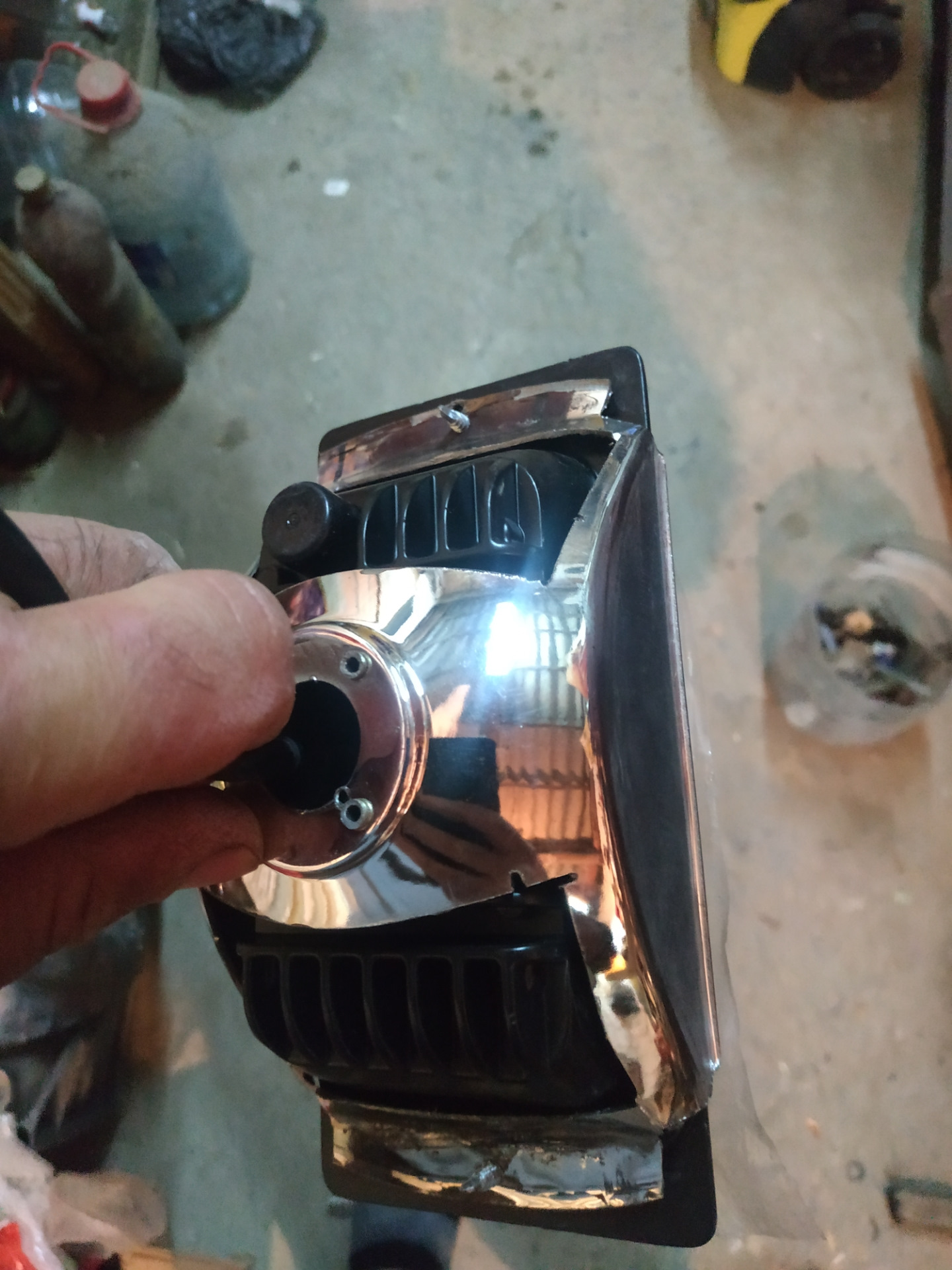 Птф на фару Киржач 2110 — Lada 21104, 1,6 л, 2006 года | своими руками ...