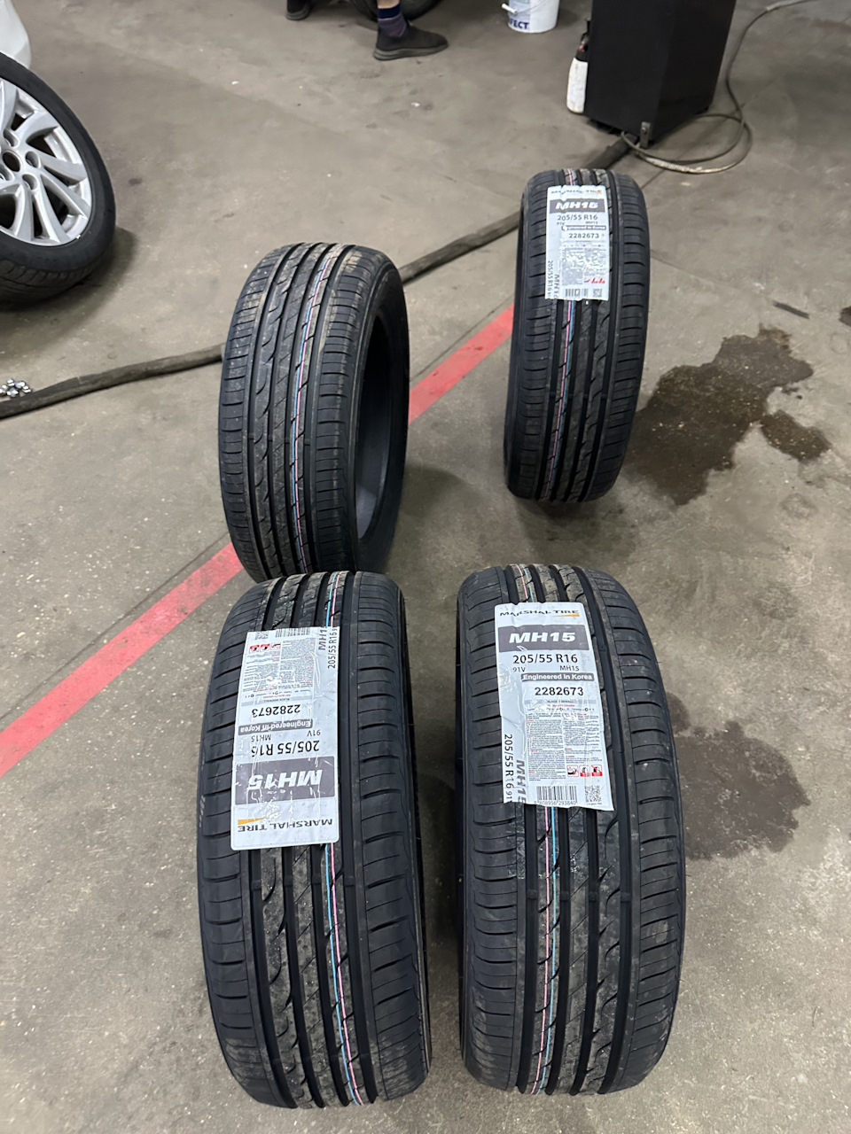 Новая резина Marshal Tire MH15 — Mazda 3 (2G) BL, 1,6 л, 2012 года ...