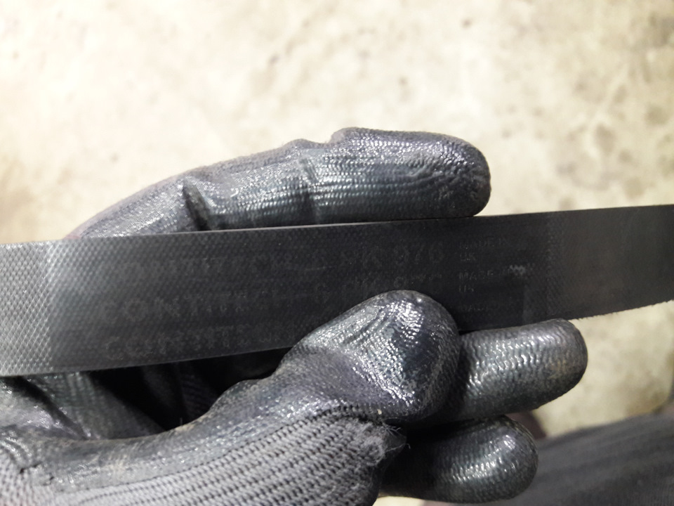 Старый CONTITECH 6PK976 — Peugeot 308 (1G). Запчасти на фото: 6PK976