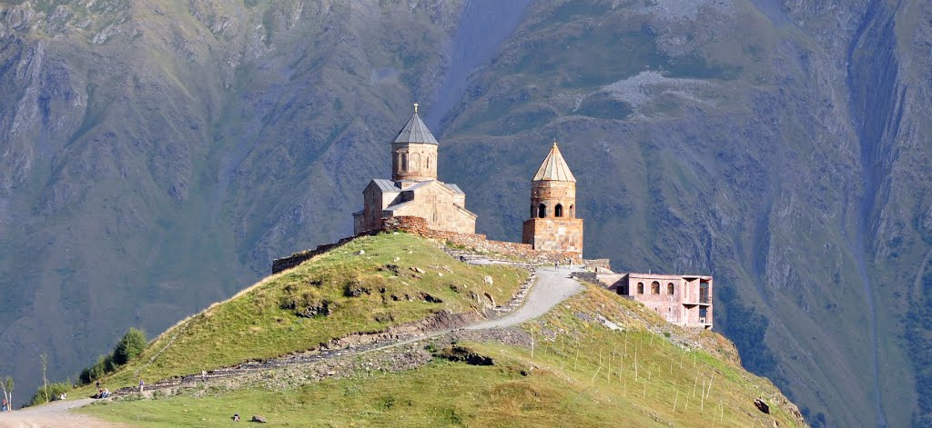 Гора Казбек Гергетская Церковь