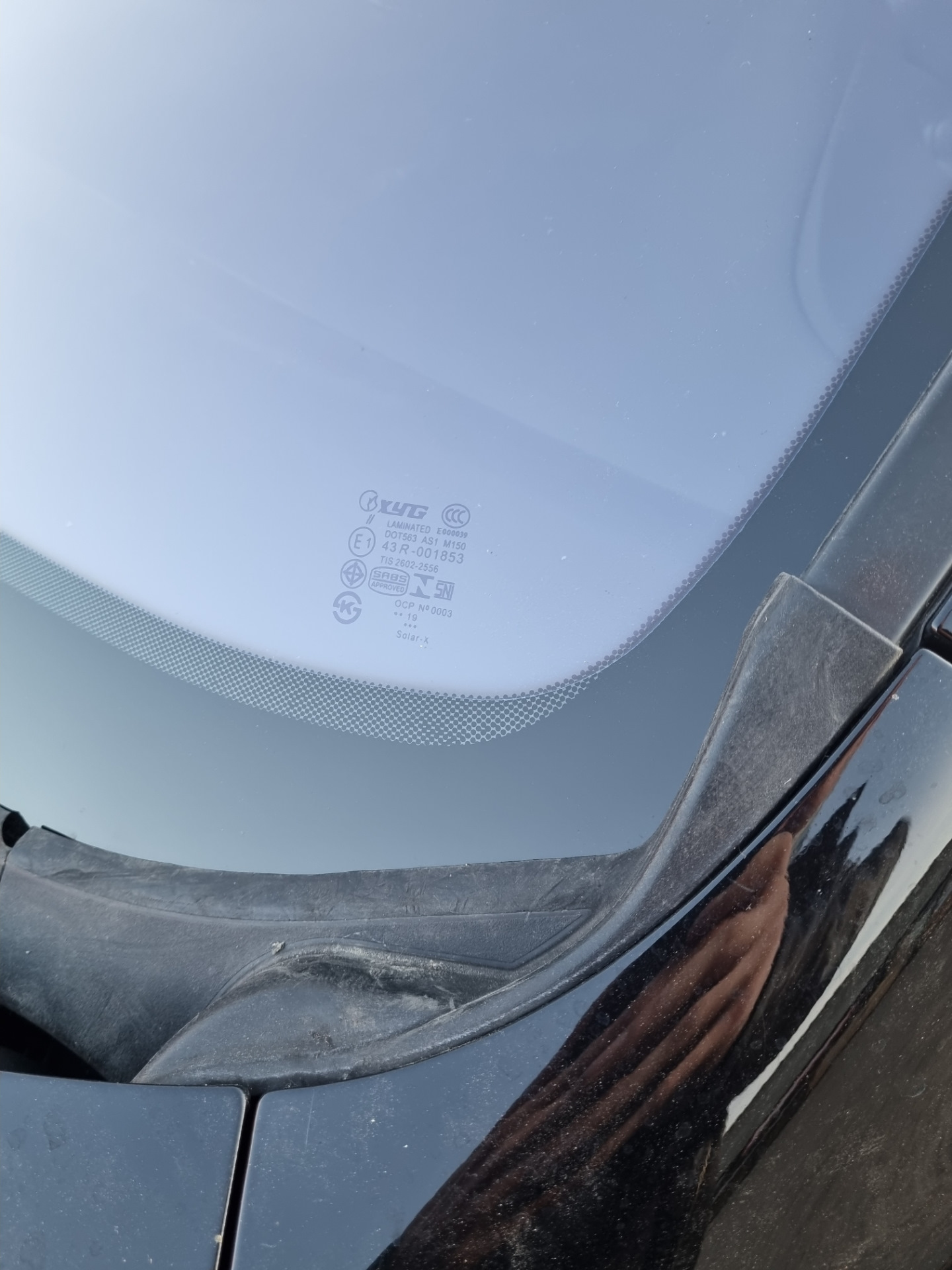 25. Лобовое стекло атермальное. — Honda CR-V (RM), 2,4 л, 2014 года ...