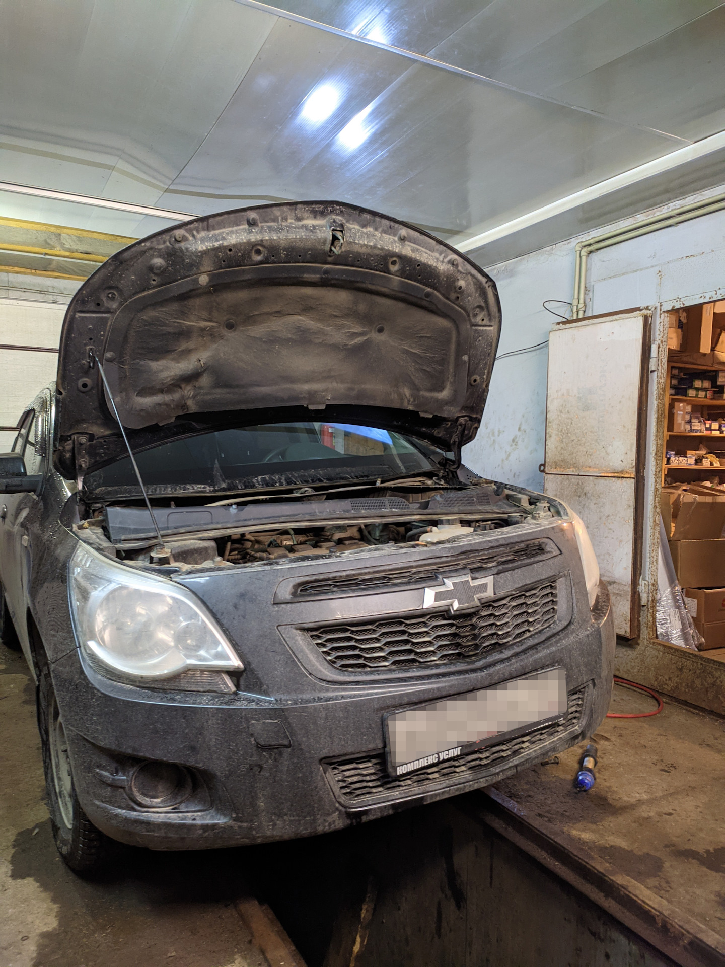 Передние пружины — Chevrolet Cobalt (2G), 1,5 л, 2013 года | визит на ...