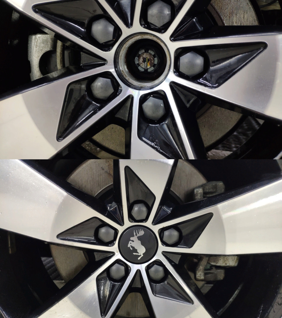 Колпачки на литые диски Вольво. — Volvo XC70 III, 3,2 л, 2010 года ...