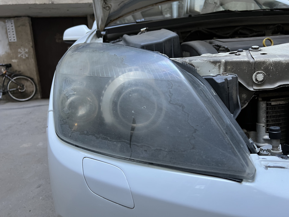 71. Небольшое восстановление фар — Opel Astra H GTC, 1,8 л, 2008 года ...