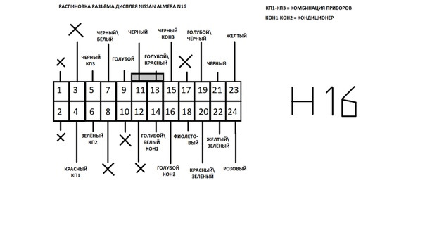 Ниссан альмера g15 схема подключения магнитолы