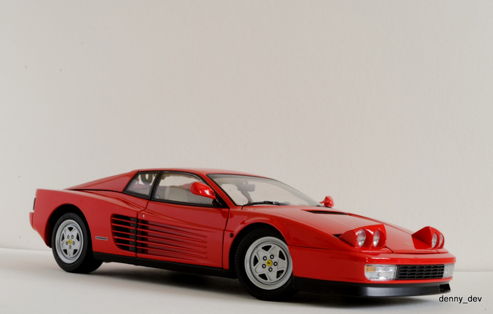 Ferrari Testarossa (1984) — Kyosho, 1:18 — DRIVE2
