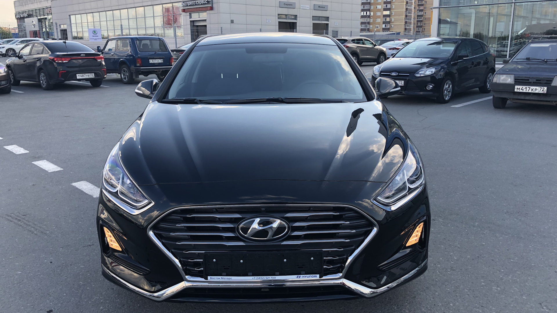 Hyundai Sonata VII (LF) 2.0 бензиновый 2018 | Чёрный металлик на DRIVE2