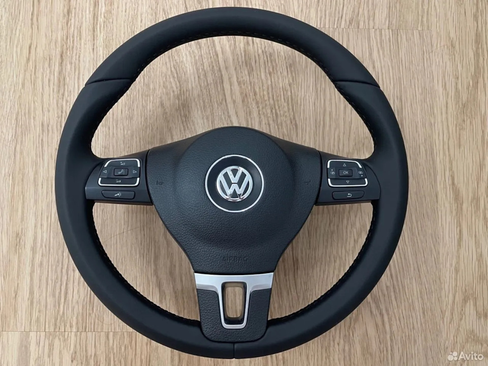 Руль с кнопками VW Passat Jetta Tiguan Polo на Volkswagen Golf Mk6 ...