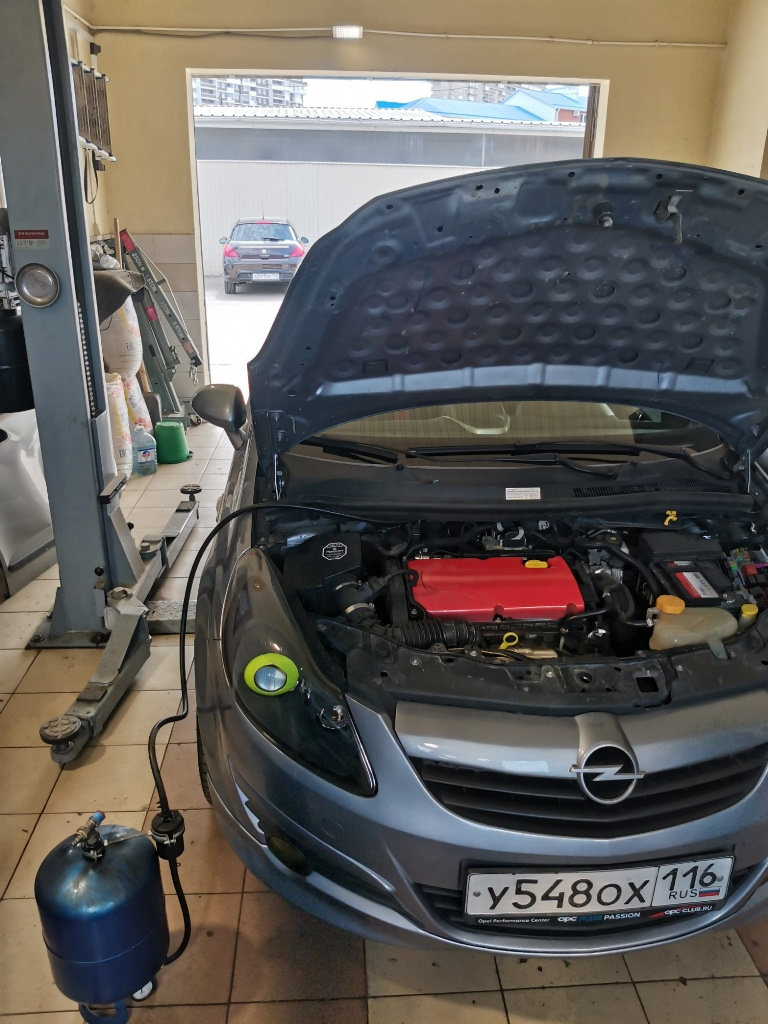 ТО на 140.000 км + антибактериальный салонный фильтр — Opel Corsa D, 1 ...
