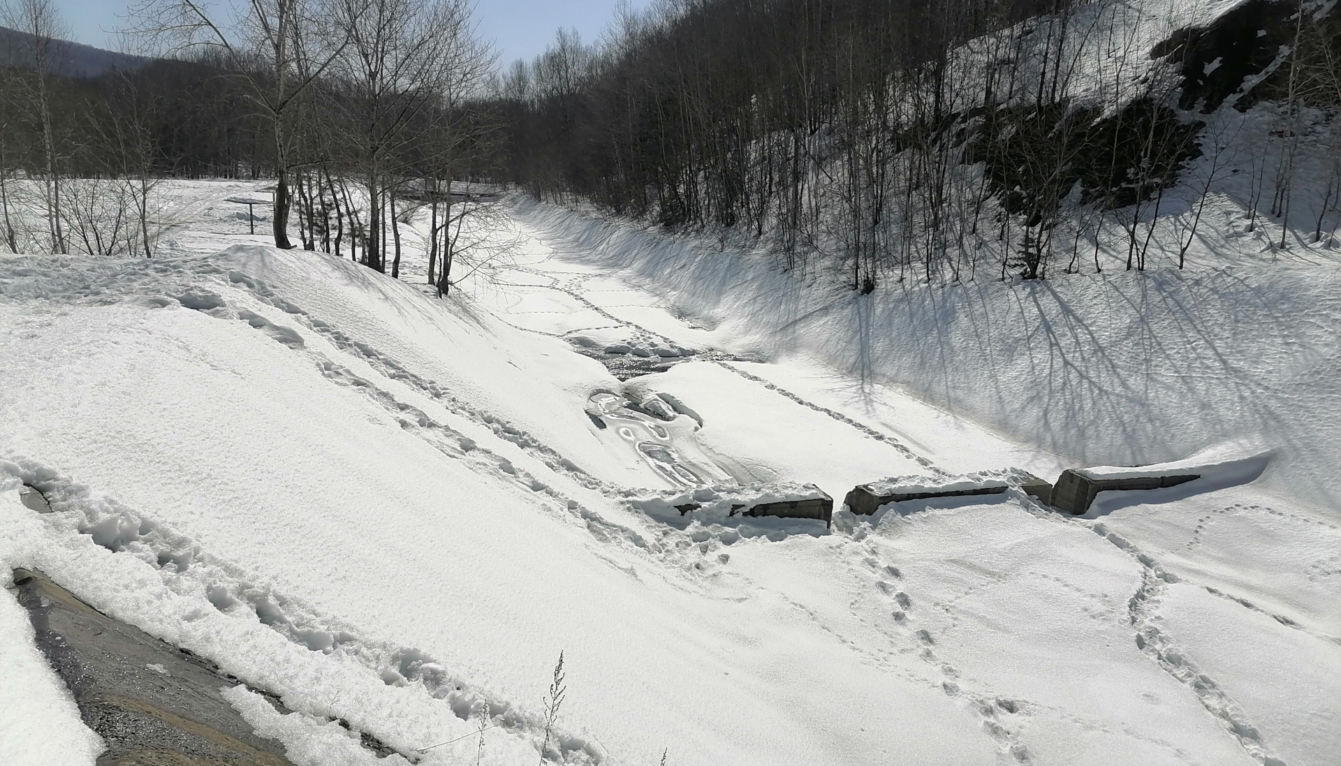 Потаял снег