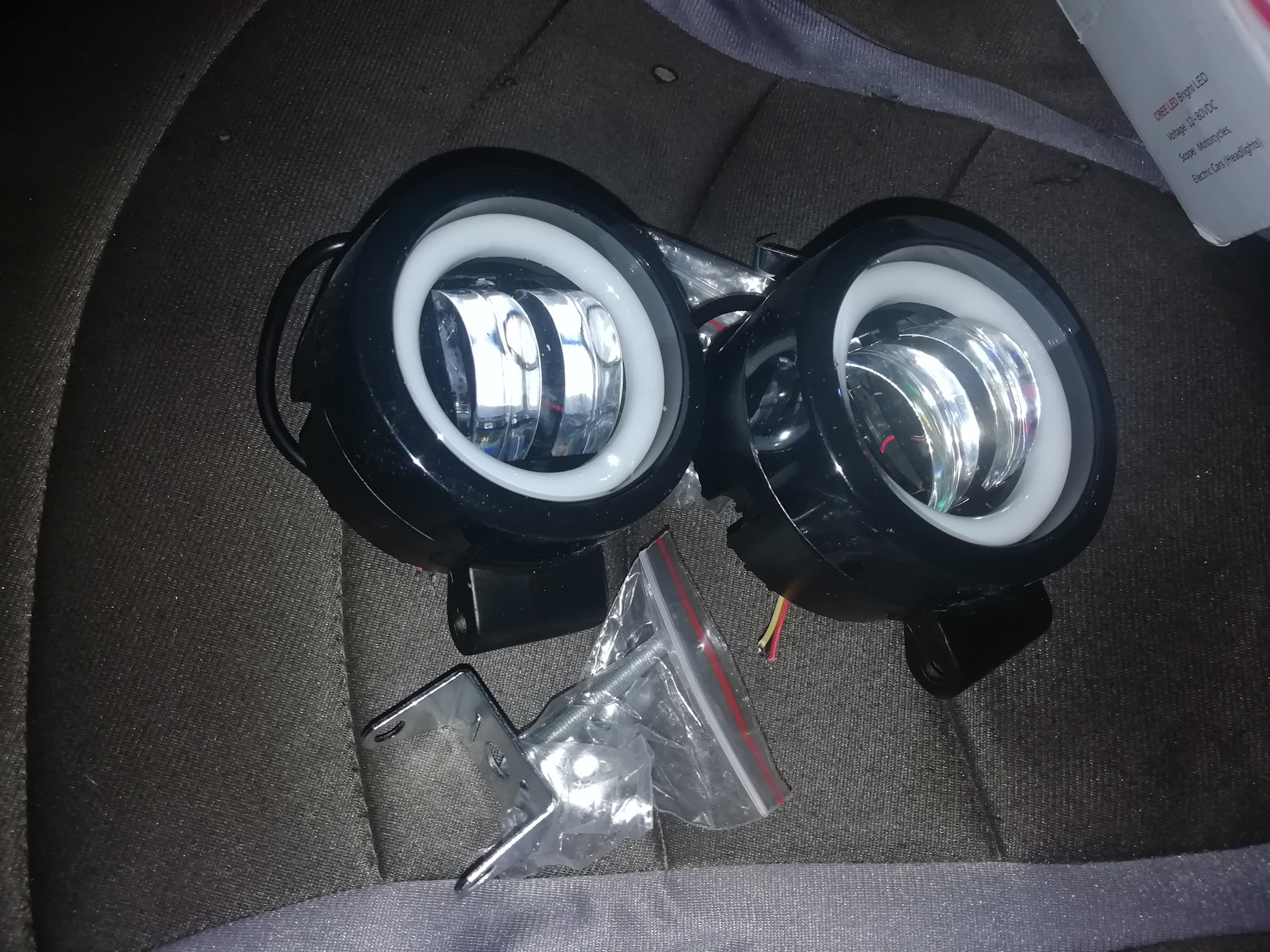 Заменил модули линз и поставил диодные птф. — Mazda 6 (1G) GG, 1,8 л ...