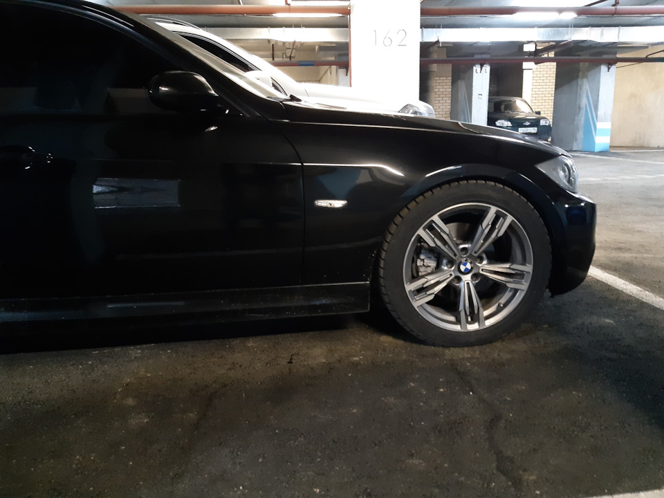 Перевод зимнего комплекта колес с R17 на R18 — BMW 3 series (E90), 2,5 ...