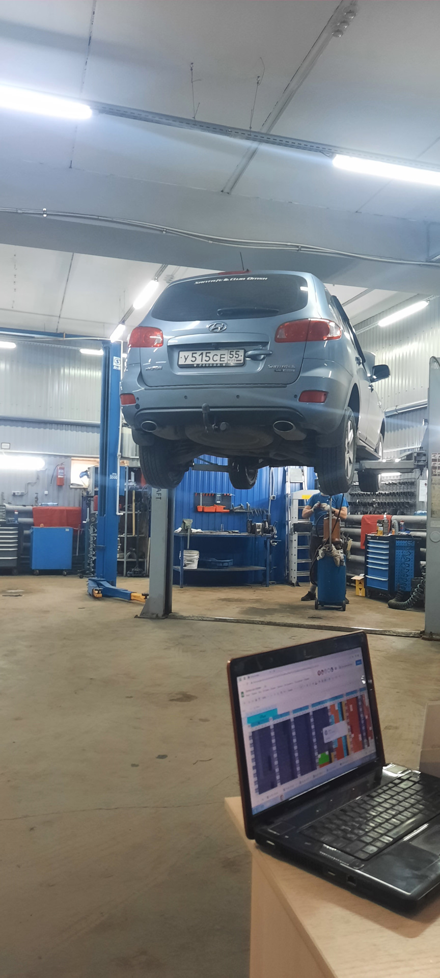 ТО, маленький ремонт, и ещё… — Hyundai Santa Fe (2G), 2,7 л, 2007 года ...