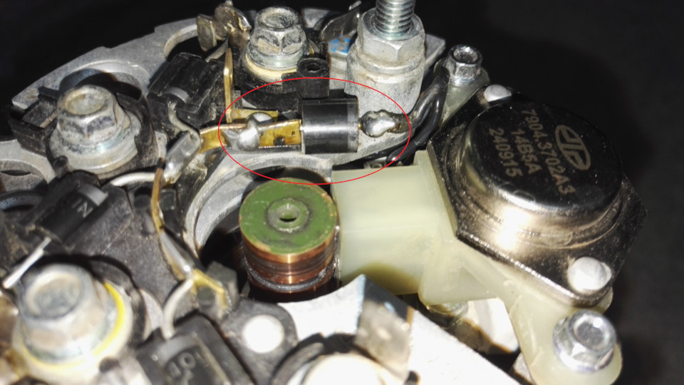 Электрика. Доработка генератора. — ГАЗ Газель, 2,4 л, 2008 года ...