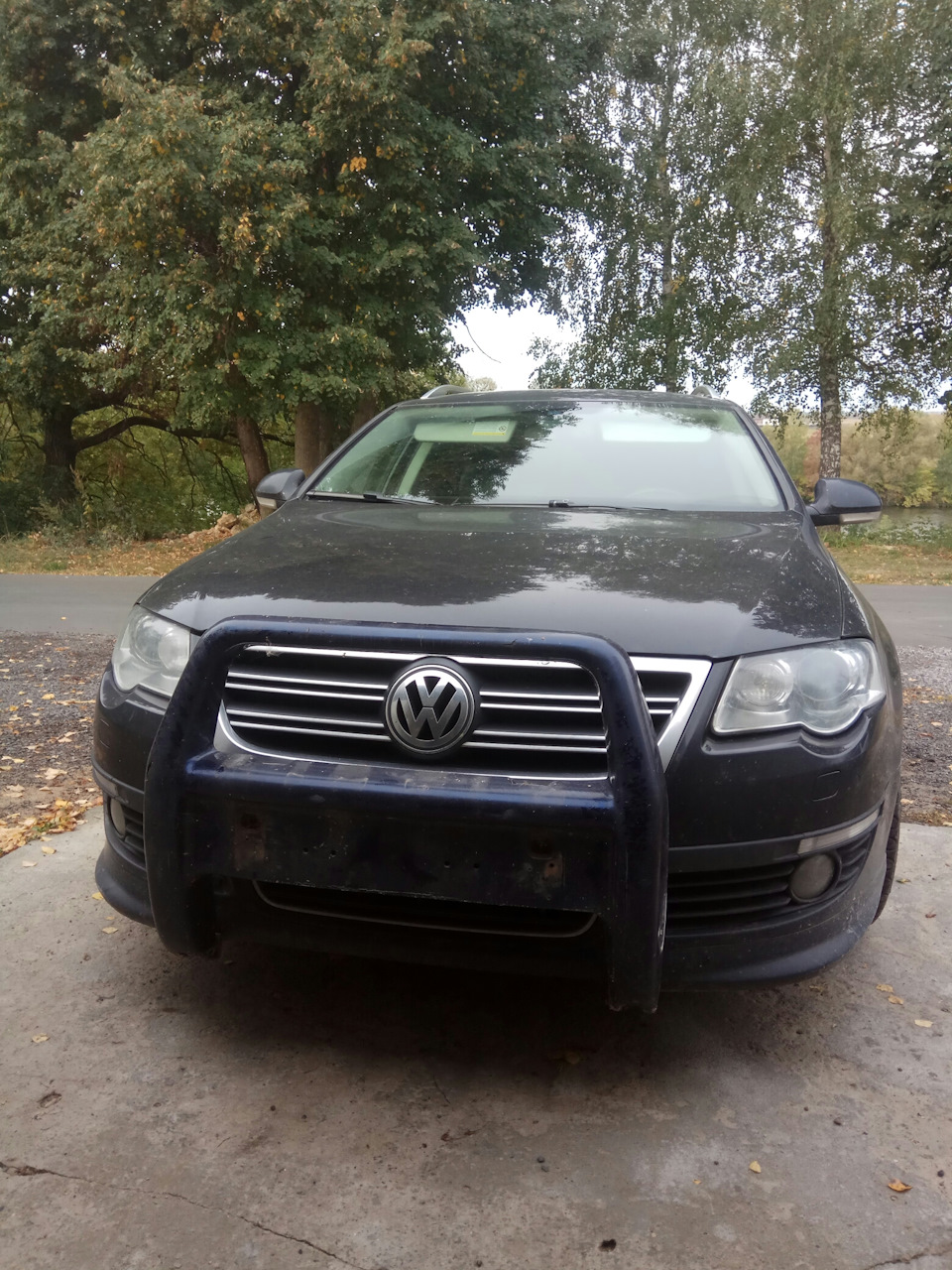 Кенгурятник на Б6 — Volkswagen Passat Variant (B6), 2 л, 2009 года |  стайлинг | DRIVE2