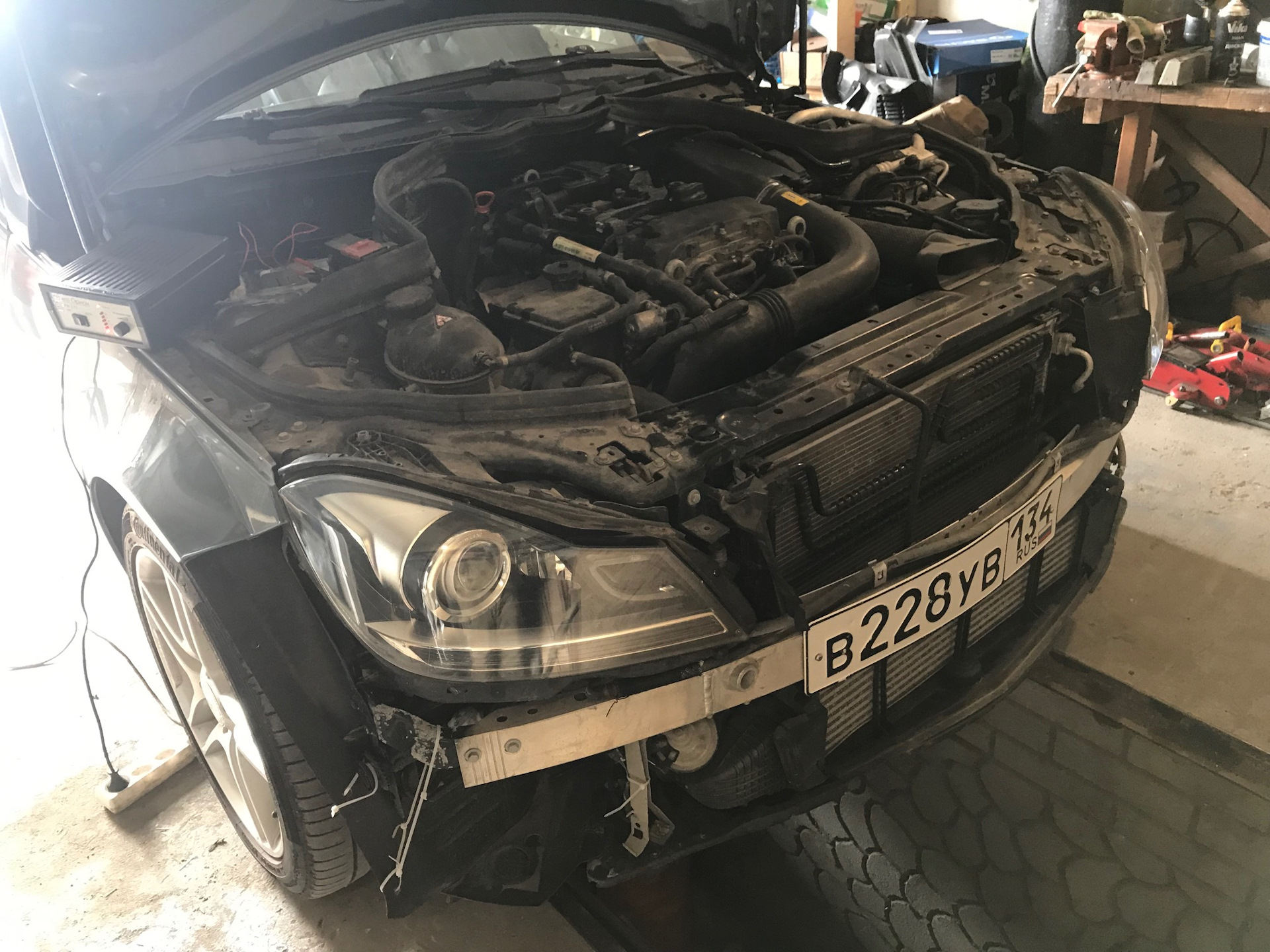 Термостат — Mercedes-Benz C-class (W204), 1,8 л., 2011 года | своими ...