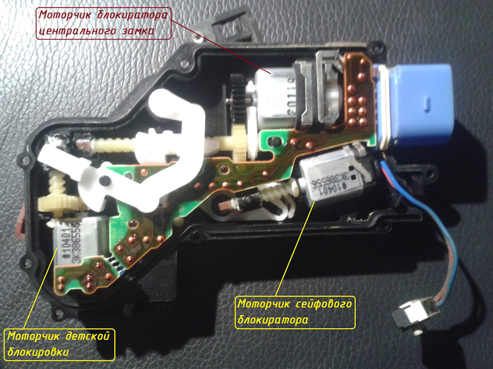 Замок его двери — Volkswagen Touareg (1G)