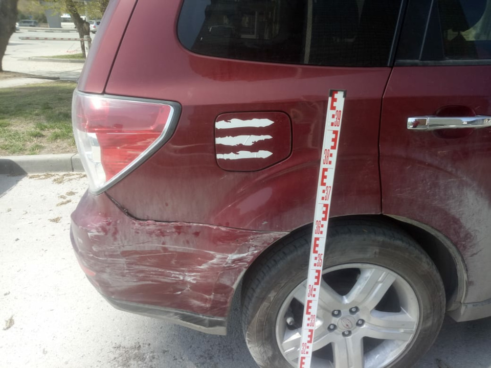 Дтп на ровном месте или где покрасить бампер — Subaru Forester (SH), 2 ...