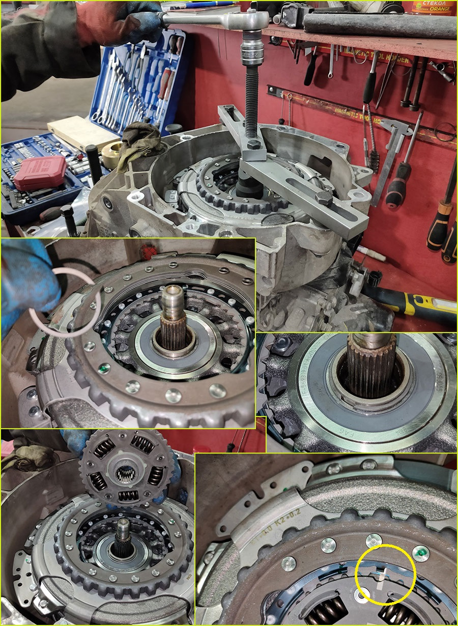Замена сцепления Шкода Октавия А5 DSG 7 dq200 — Skoda Octavia A5 Mk2, 1 ...
