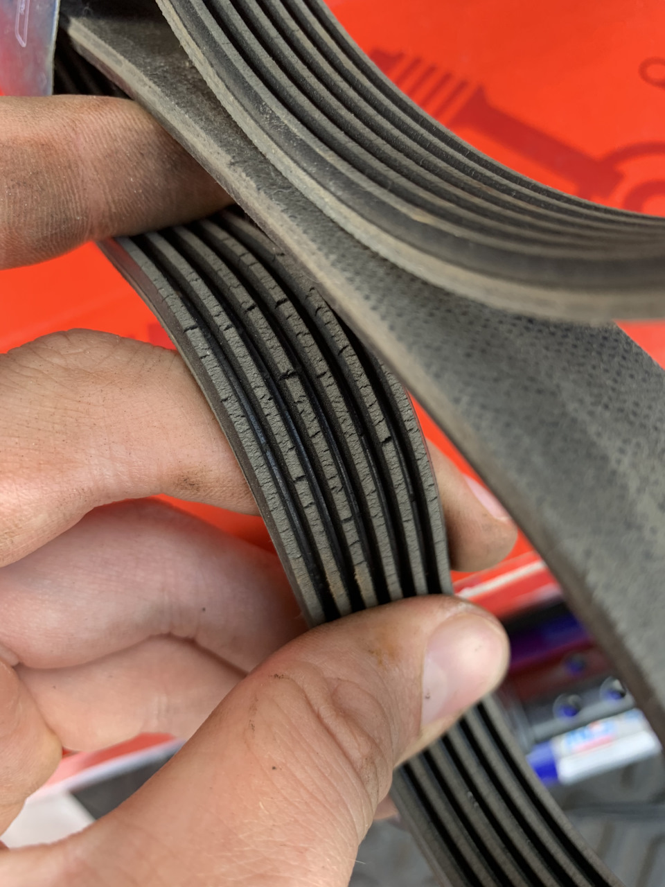 Приводной ремень ч.1 — KIA Ceed (1G), 1,6 л, 2010 года | расходники ...