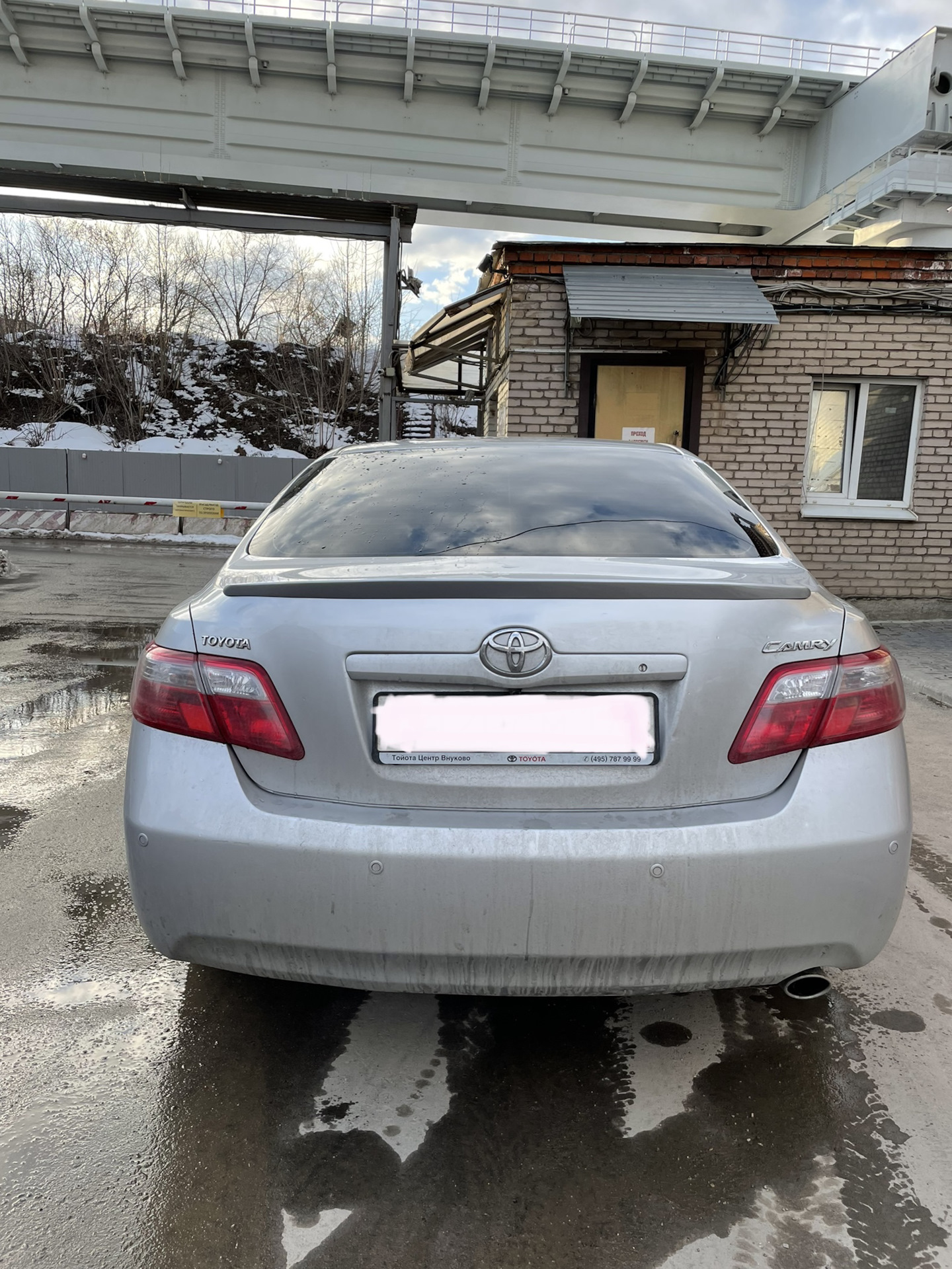 Спойлер сабля. — Toyota Camry (XV40), 2,4 л, 2009 года | тюнинг | DRIVE2