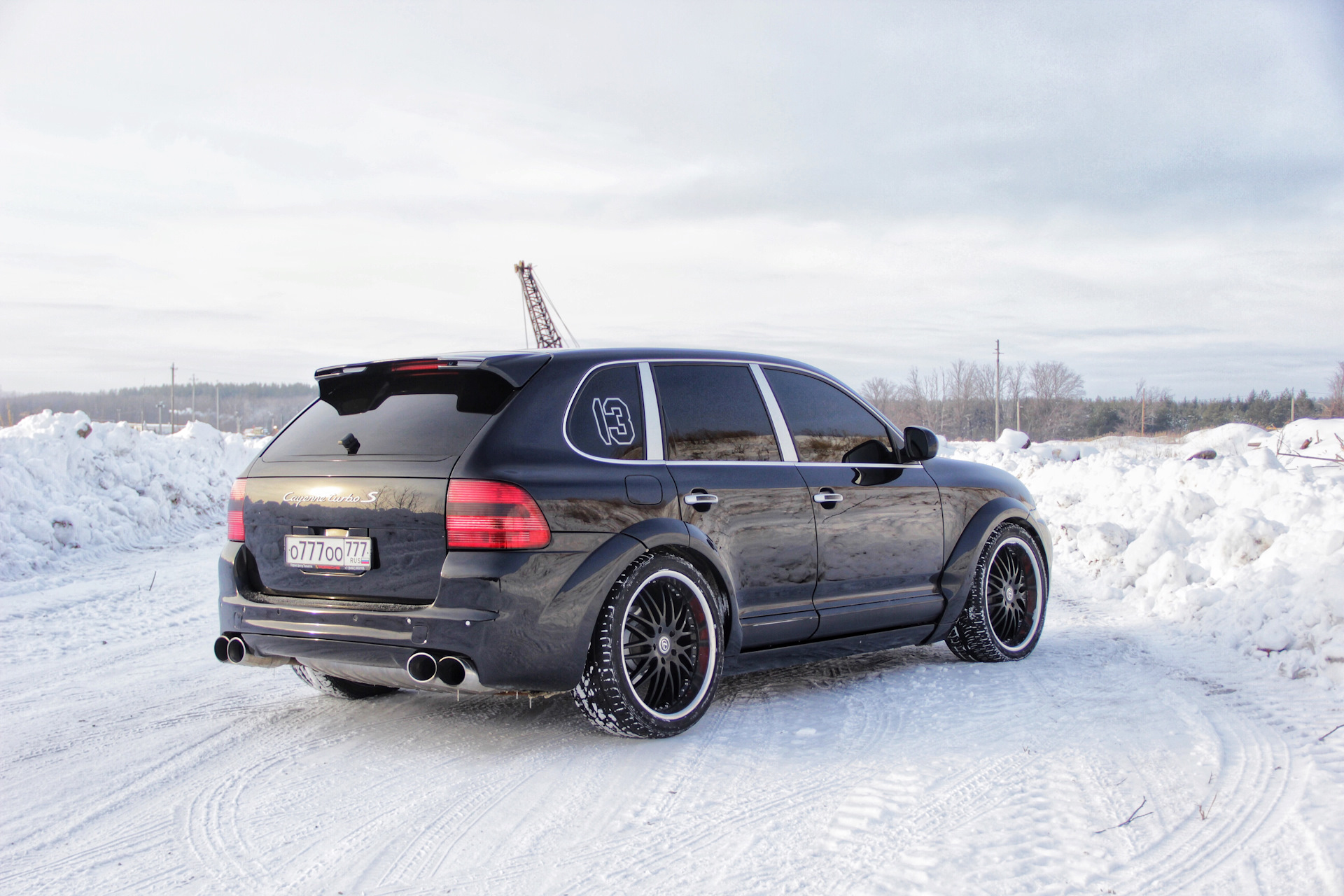 Porsche Cayenne 958 зима