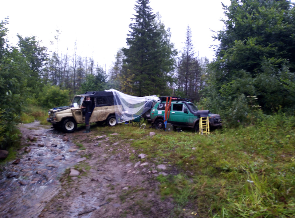 Первая вылазка на новой резине и со шноркелем — УАЗ 469, 2,5 л, 1991 ...