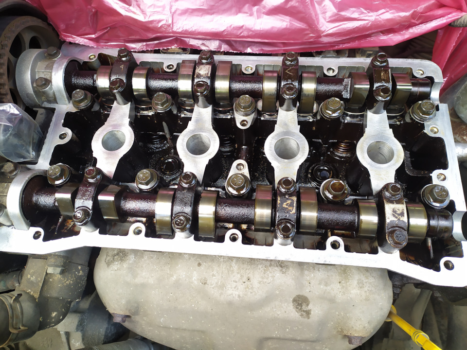 Отложения под клапанной крышкой — Chevrolet Lacetti SW, 1,6 л, 2008 ...