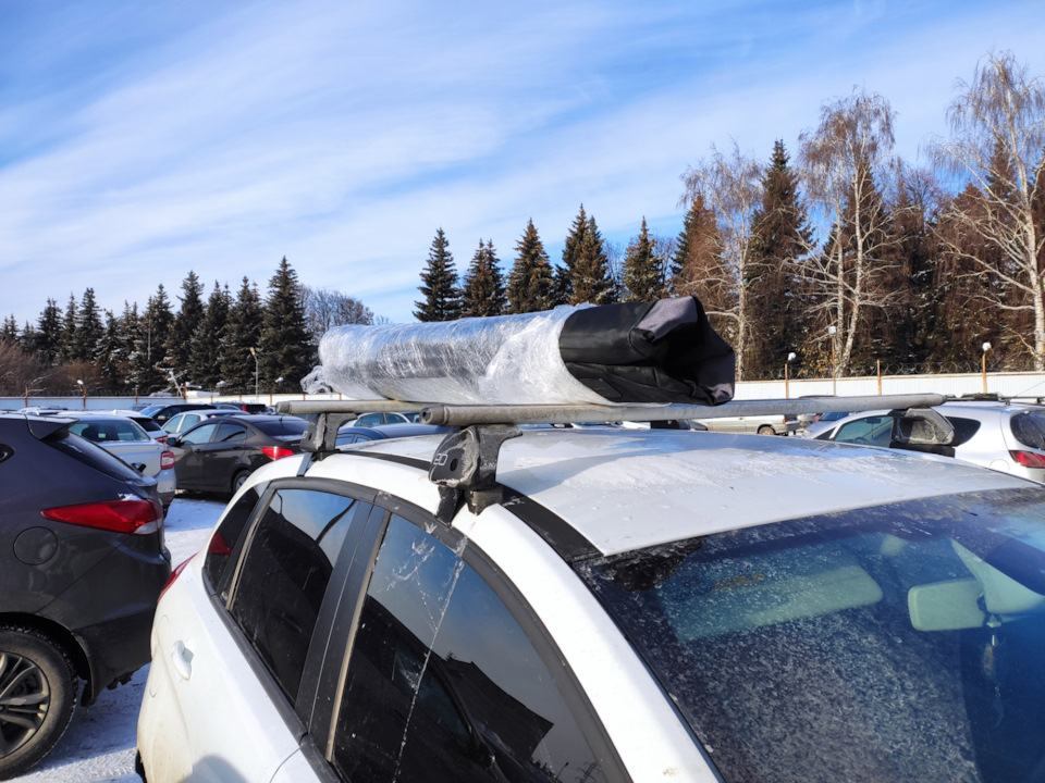 Мягкий бокс на крышу "ArmBox 430" от компании ARMAUTO. — Lada XRAY, 1,6 ...