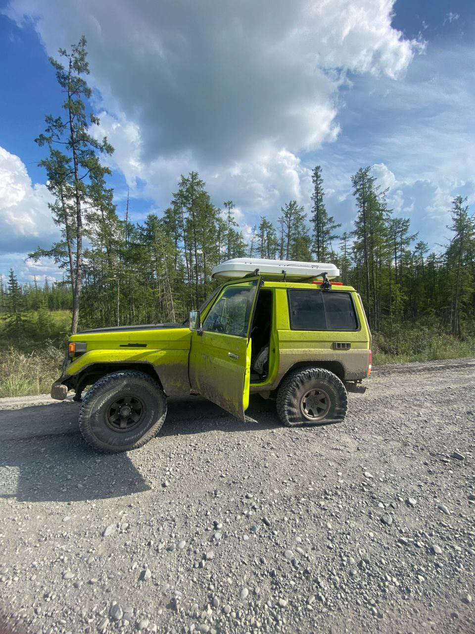 Дорога в Магадан — Toyota Land Cruiser 70, 3,4 л, 1985 года | путешествие |  DRIVE2