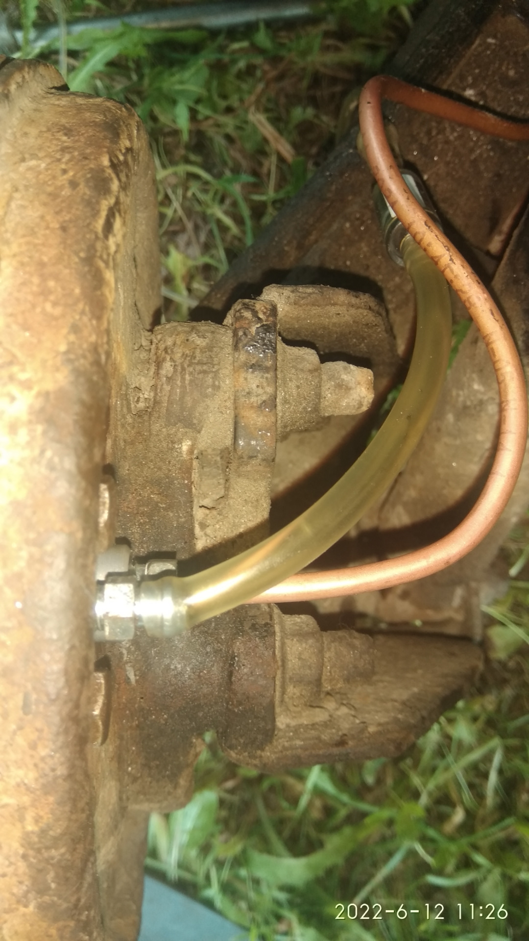 Прокачка тормозов в одиночку. — FIAT Punto II, 1,2 л, 2002 года ...