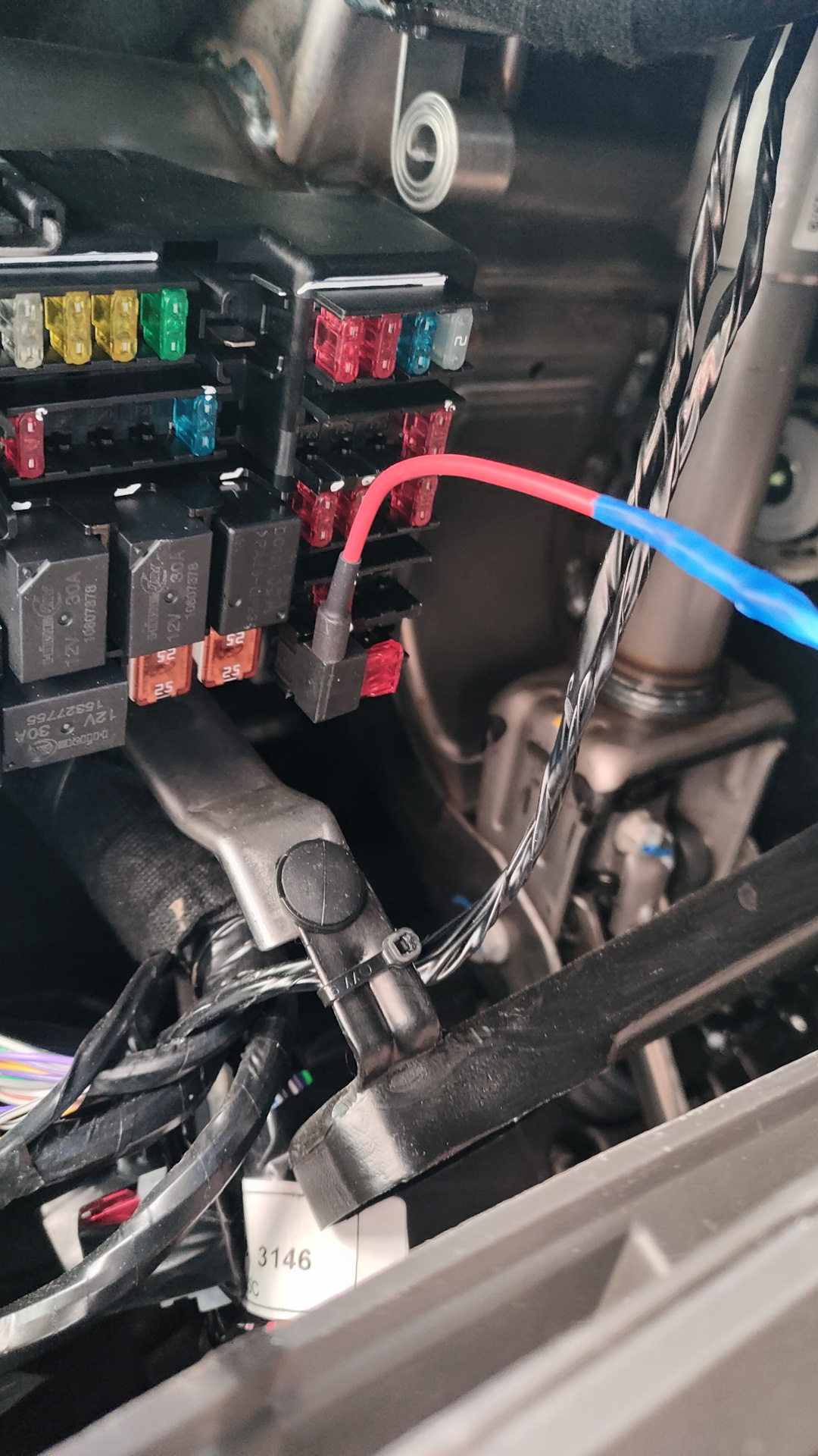 Скрытое подключение регистратора. — Chevrolet Cobalt (2G), 1,5 л, 2023 ...