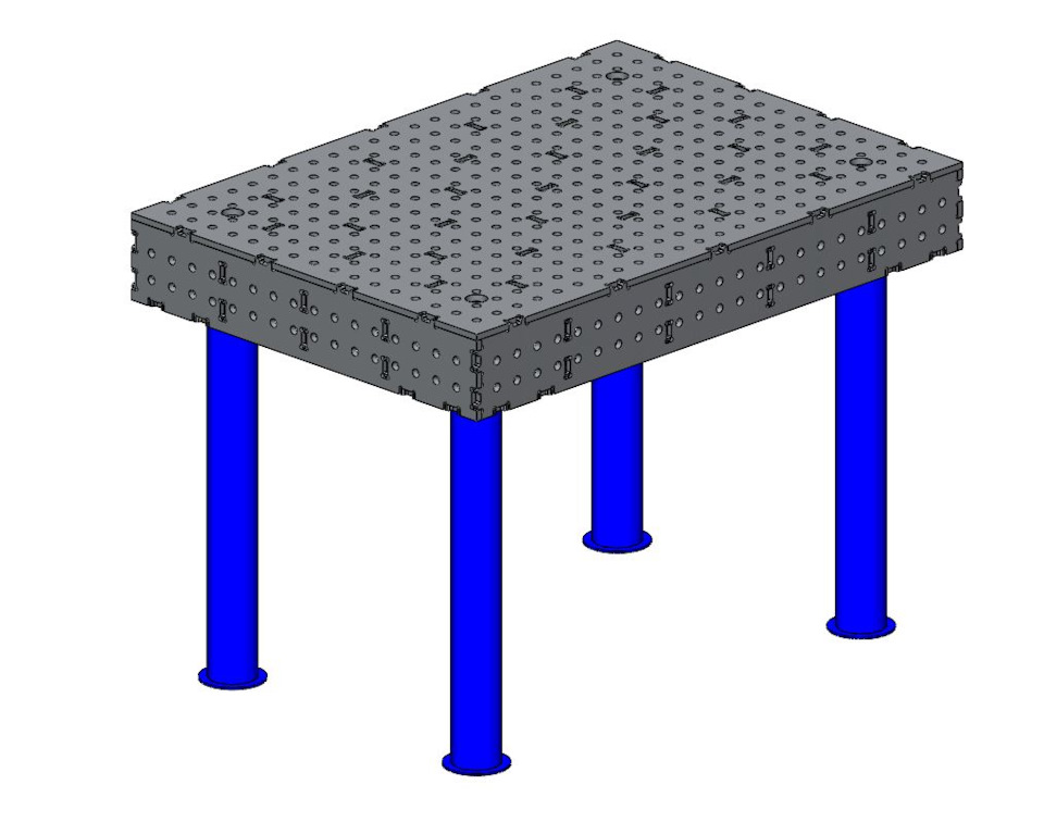 Чертеж стола для сварки