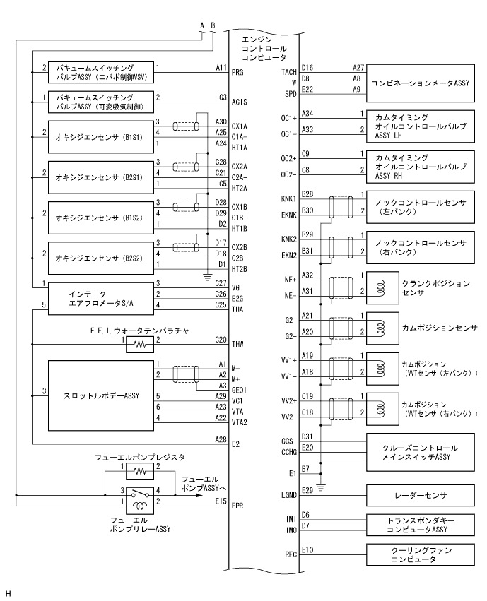 Схема подключения 3uz fe 6at