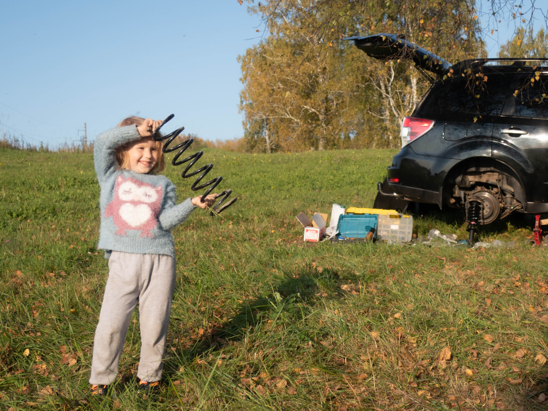 Замена задних амортизаторов — Subaru Forester (SH), 2 л, 2008 года ...