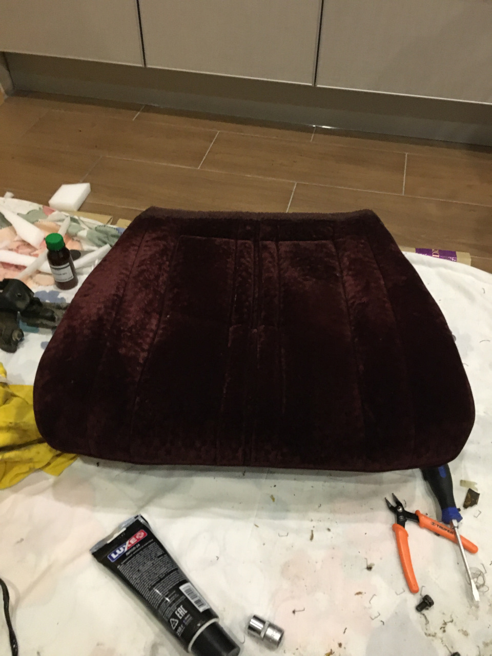 Собственно вышло чуть выше, но это все со временем просядет и будет совсем незаметно. — Toyota Crown (S120)