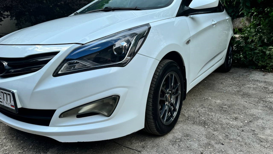 Моя подвеска на Солярис — Hyundai Solaris (1G), 1,4 л, 2014 года ...