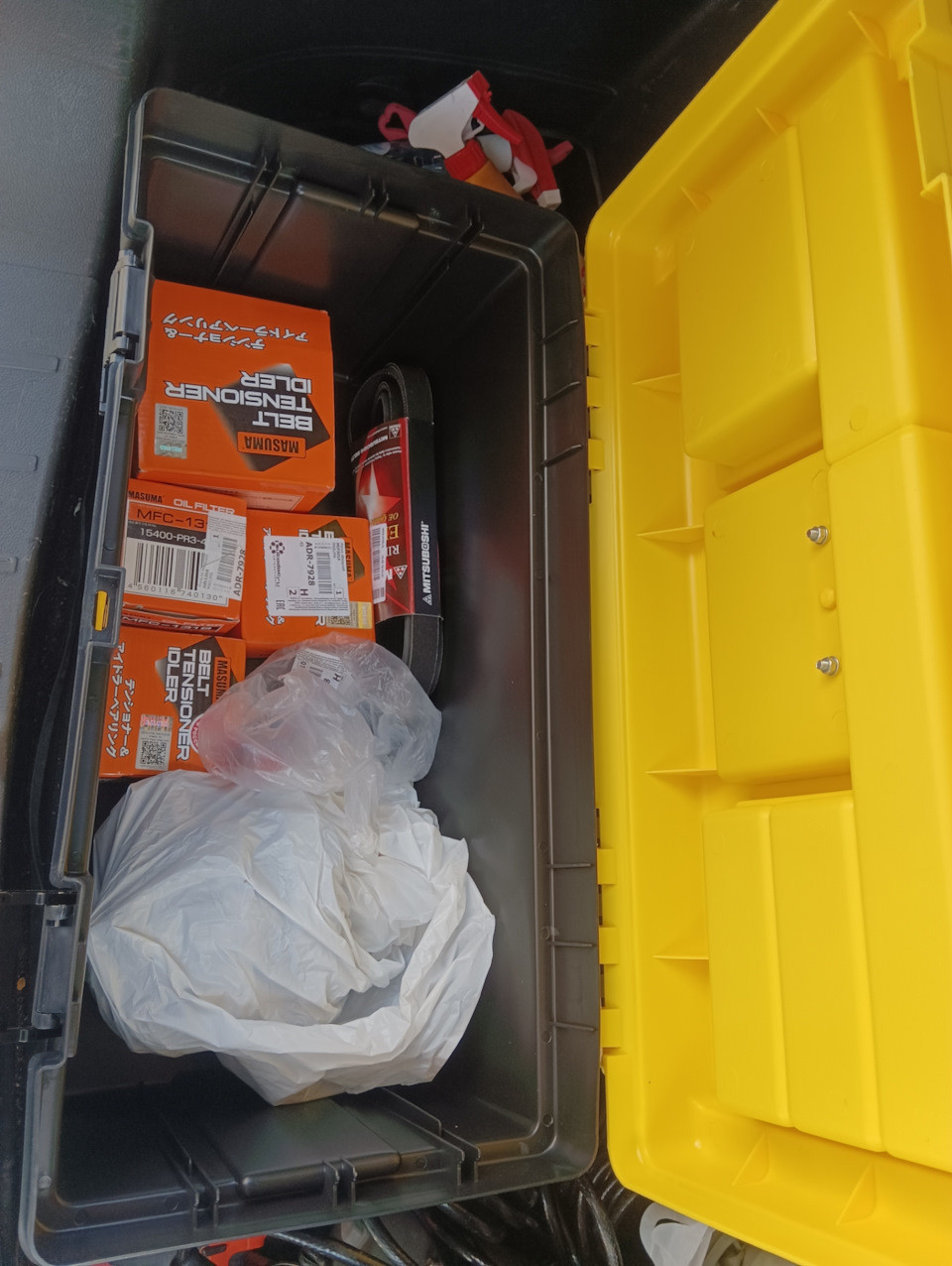 Запас в дорогу — Mitsubishi Outlander (3G)