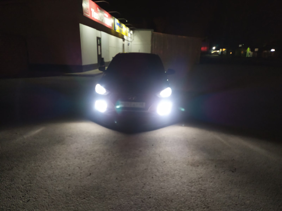 Светодиоды в ДХО и габариты — Hyundai Solaris (2G), 1,4 л, 2017 года ...
