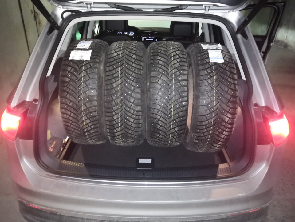 Покупка зимней резины — Volkswagen Tiguan (2G), 2 л, 2021 года | шины ...
