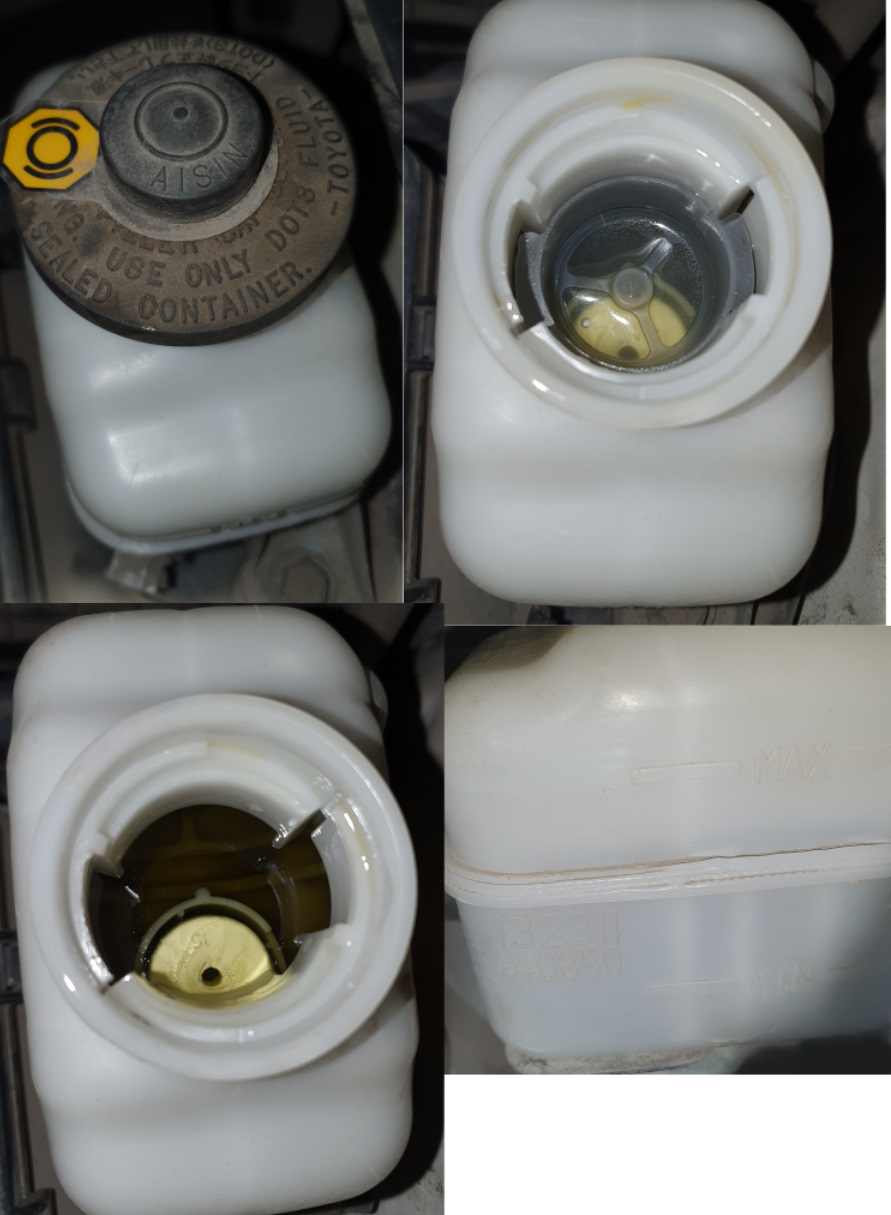 Замена тормозной жидкости ATE — Toyota Highlander (XU50), 3,5 л, 2014 ...