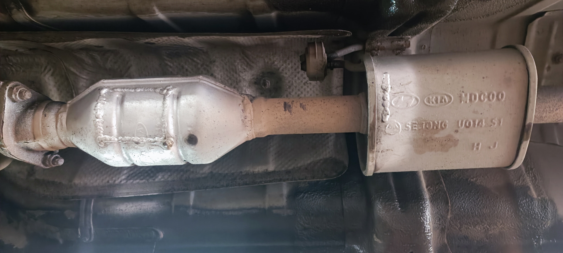 Вырезал катализатор — Hyundai Accent (4G), 1,6 л, 2013 года | визит на ...