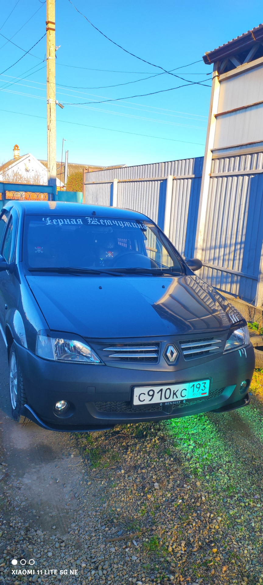 "Клыки" — Renault Logan (1G), 1,4 л, 2006 года | аксессуары | DRIVE2