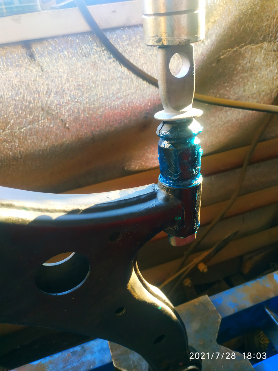 Новая передняя подвеска камри 40 — Toyota Camry (XV40), 2,4 л, 2007 ...