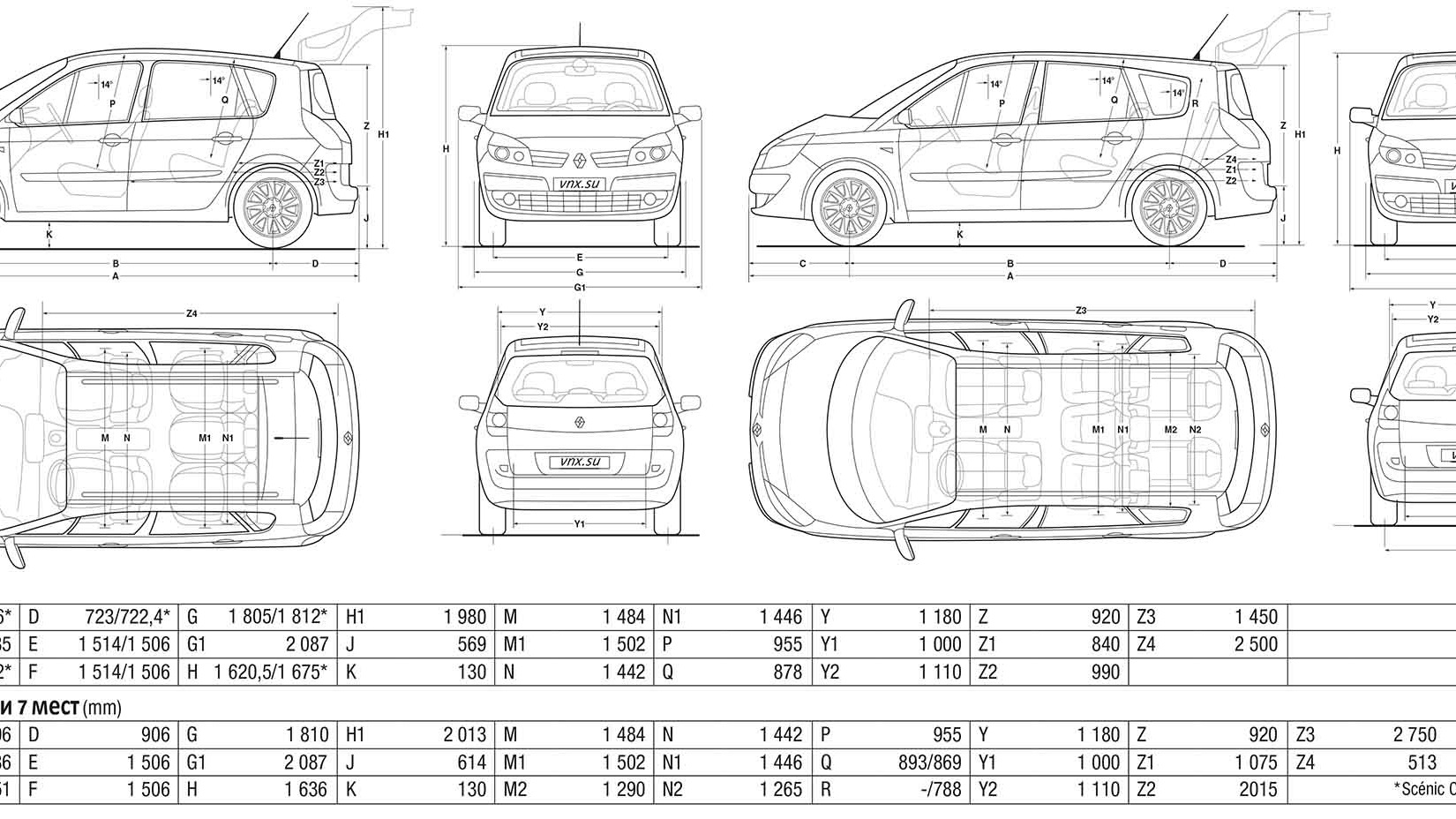 Схема renault scenic 2