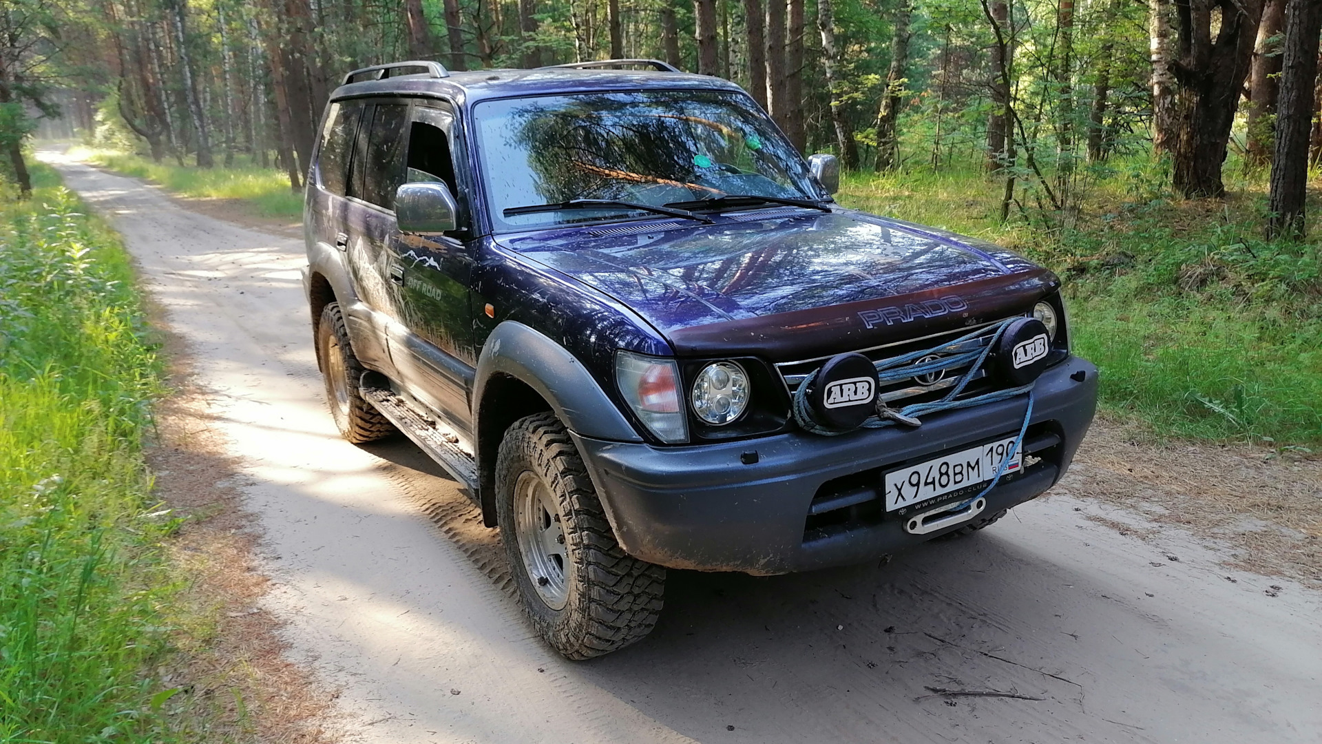 Toyota Land Cruiser Prado 90-series 3.4 бензиновый 1998 | ОРГ на DRIVE2